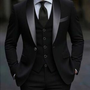 بدلة رجالية من ثلاث قطع