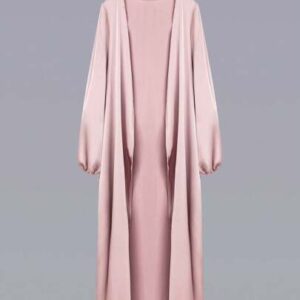 عباءتك النسائية الأنيقة من الساتان اللؤلؤي