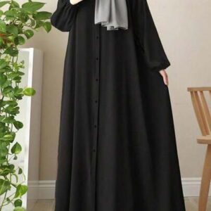 عباية أنيقة باللون الأسود